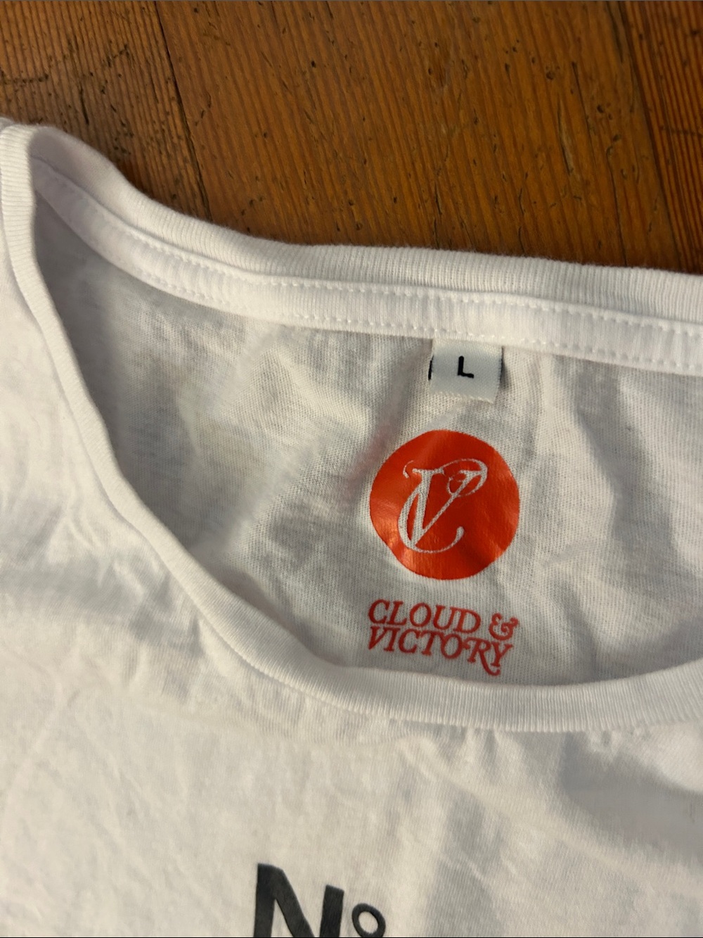 Cloud & Victory Chanel No. 5 chaîne Paris crop ballet shirt barre Pilates  rare - Picture 2 of 4